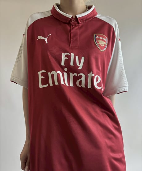 【USED】17~18's Puma Arsenal Soccer Shirt / 250712-020