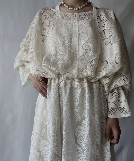 【RE;CIRCLE】  RE Lace L/S One-piece/20210819-047
