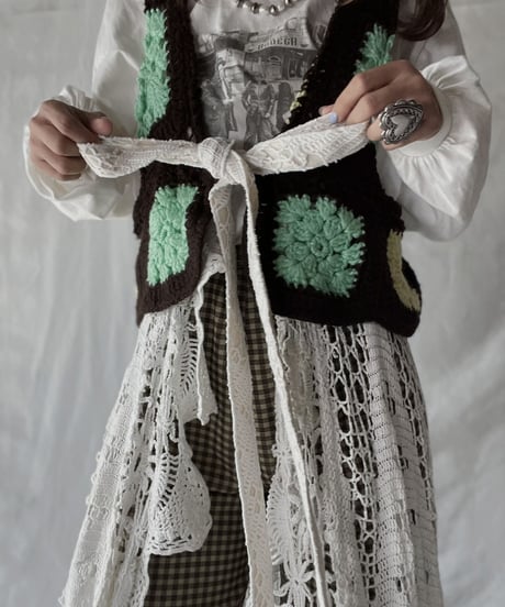 【RE;CIRCLE】 RE Granny × Crochet N/S Gown②/211014-016