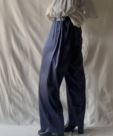 【USED】 Easy Satin Pants /210303-038