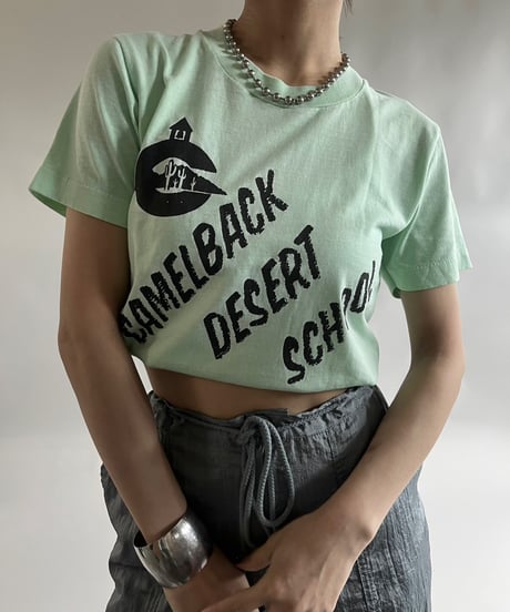 【USED】 RESIZED 90s SCREEN STARS BEST CAMELBACK DESERT SCHOOL T-Shirt / 250830-027