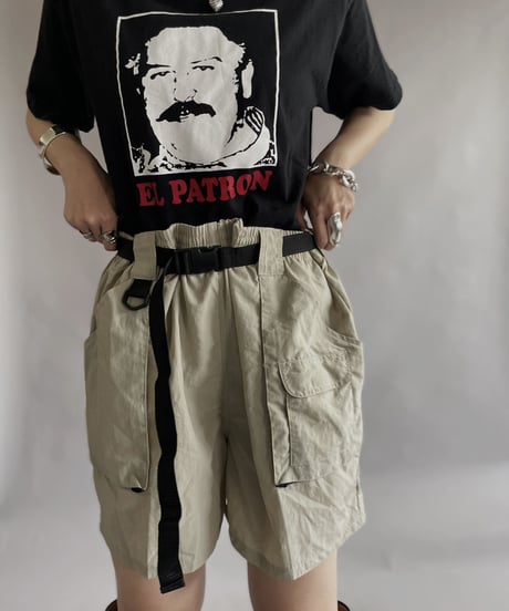 【USED】  BILL BLASS Nylon Shorts Pants /230617-004