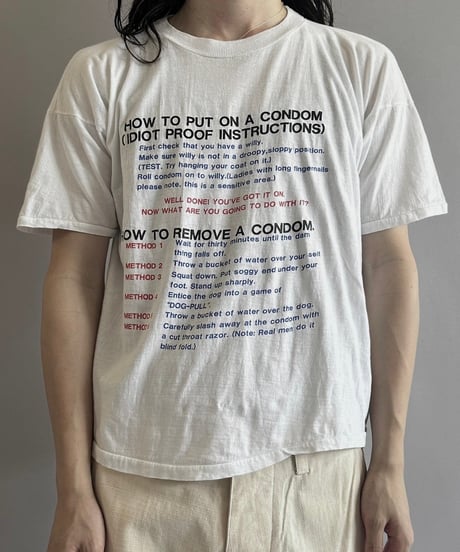 【USED】 CONDOM T-Shirt  /240729-102