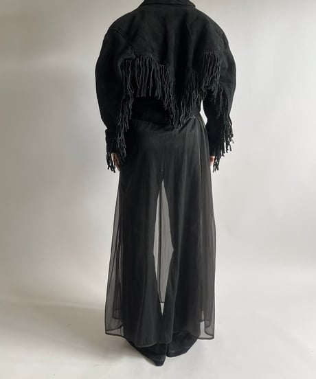 【USED】  Suede Fringe Jacket /250301-010