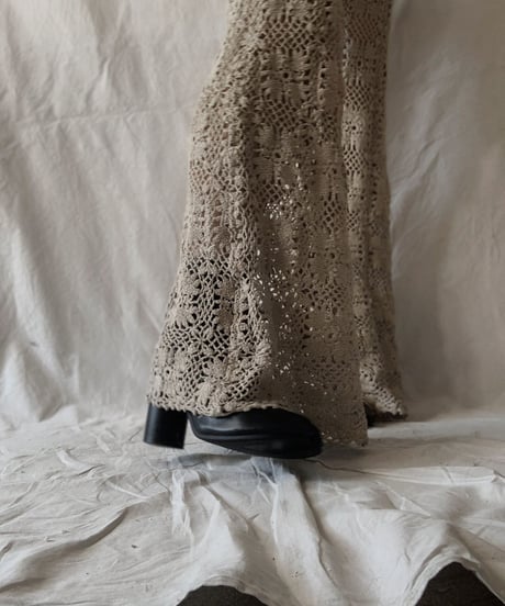 【RE;CIRCLE】 RE Crochet Pants② / 210611-015