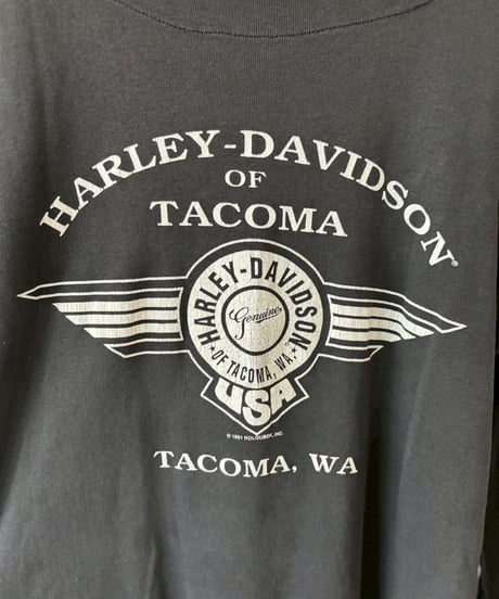 【USED】 Made In USA 93's HARLEY-DAVIDSON L/S Tee / 260418-023