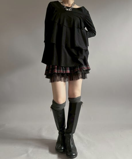 【USED】 Vivienne Westwood RED LABEL Tiered Cut Top/ 260228-020