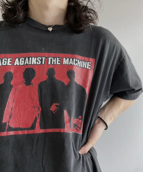 【USED】  Band T-shirt 1993s RAGE AGAINST THE MACHINE / 230703-028