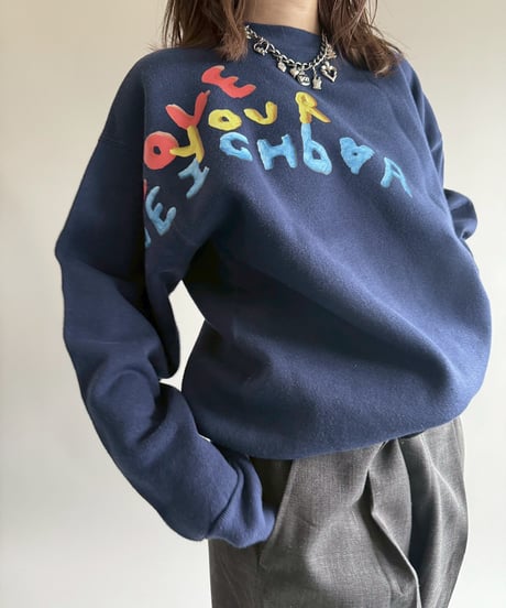 【USED】 END IS NEAR 90's Tultex L/S Sweat Top /250329-018
