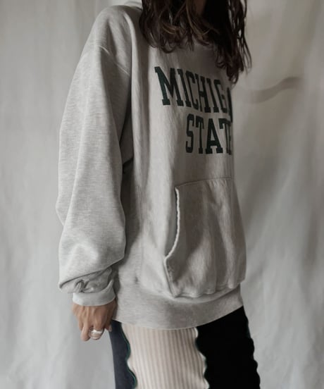 【USED】  Champion Reverse Weave Hoodie MICHIGAN STATE/211116-028