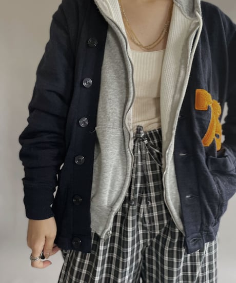 【USED】  Lettered Cardigan / 221105-005