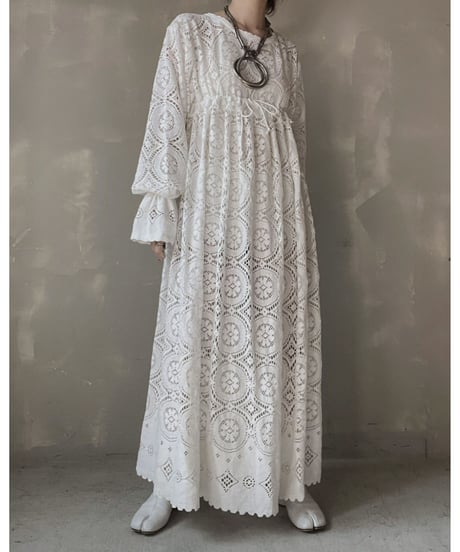 【RE;CIRCLE】 RE Crochet L/S One-piece①/20220317-021