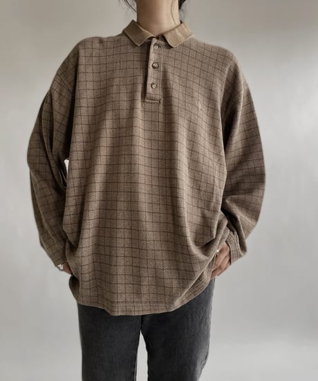 【USED】 Ralph Lauren Long Sleeve Polo Shirt / 220521-017