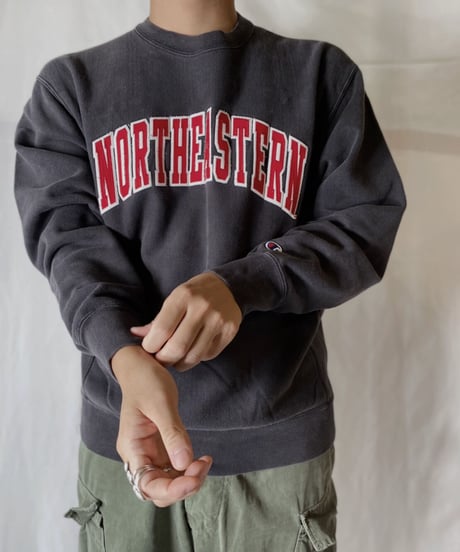 【USED】  Champion Reverse Weave Sweat NORTH EASTERN/210902-047