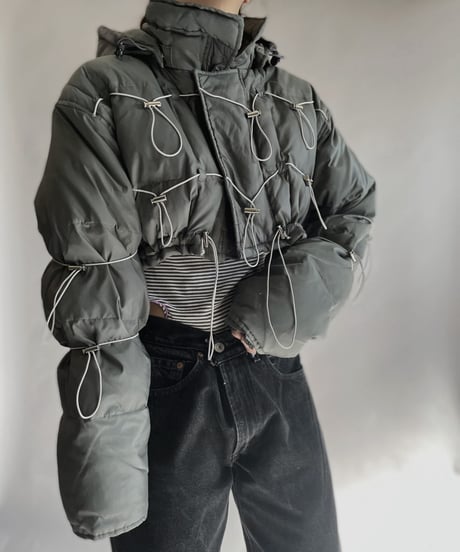 【RE;CIRCLE】 RE Draw Code Short Down Jacket / 230126-014