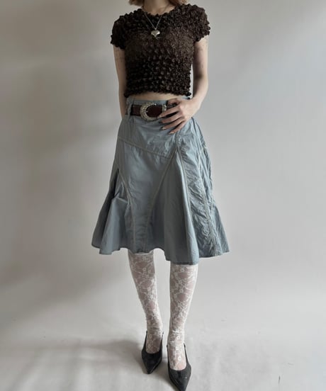 【USED】Medium length flare Skirt/250816-008