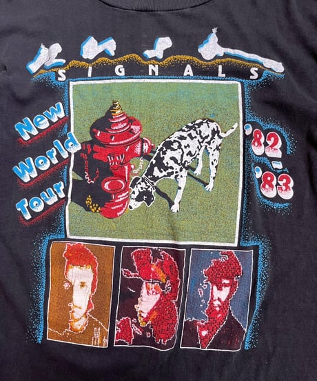 【USED】82~83's SIGNALS World Tour T-Shirt /25726-009