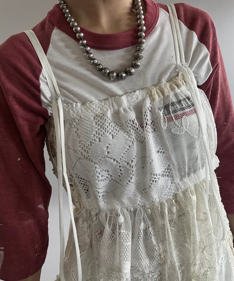 【RE;CIRCLE】RE Crochet Patch Camisole One-Piece/240829-003