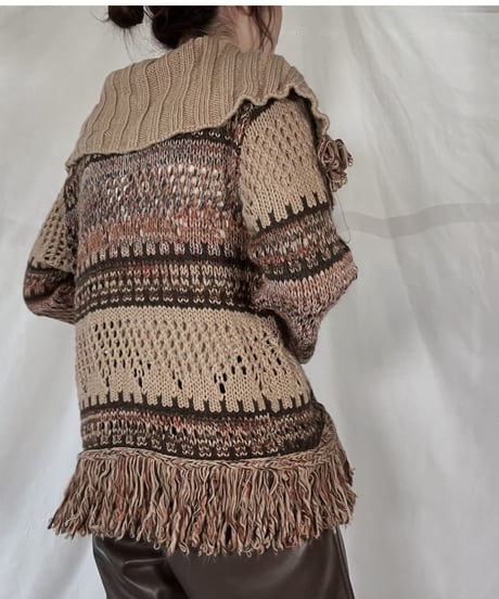 【USED】   Knit Cardigan/211216-034