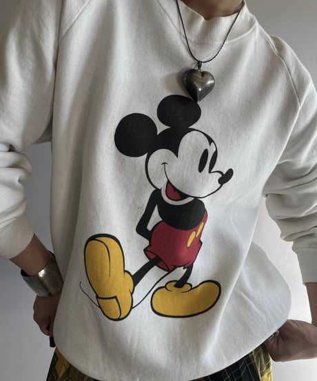 【USED】  Made in USA Disney 80's Sweat Top /241019-020