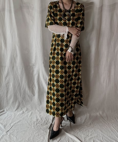 【USED】 African Batik One-piece②/210428-004