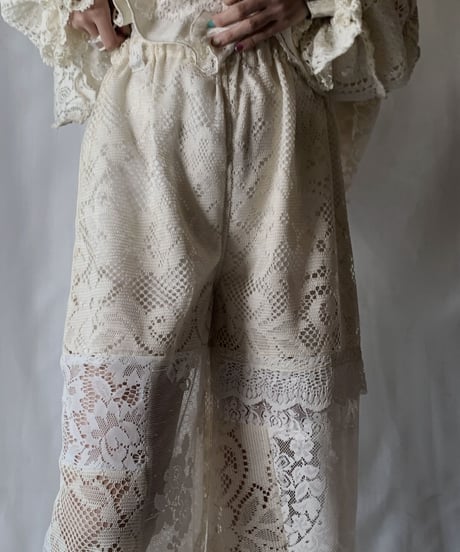 【RE;CIRCLE】 RE Lace Pants③/ 210801-066