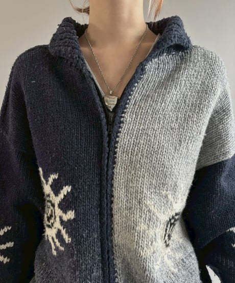 【USED】 Vintage Ecuador Knit/ 260104-004