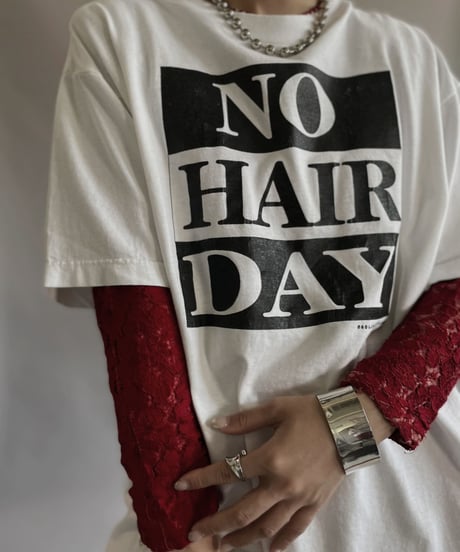 【USED】 S/S NO HAIR DAY T-shirt / 230603-022
