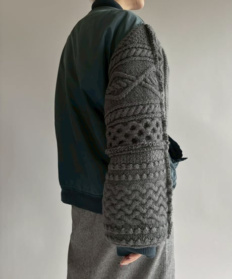 【RE;CIRCLE】 RE MA1 × Alan Knit Jacket / 251225-001