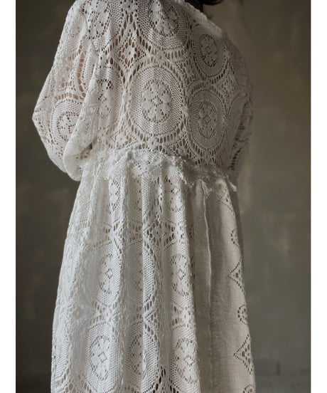 【RE;CIRCLE】 RE Crochet L/S One-piece①/20220317-021