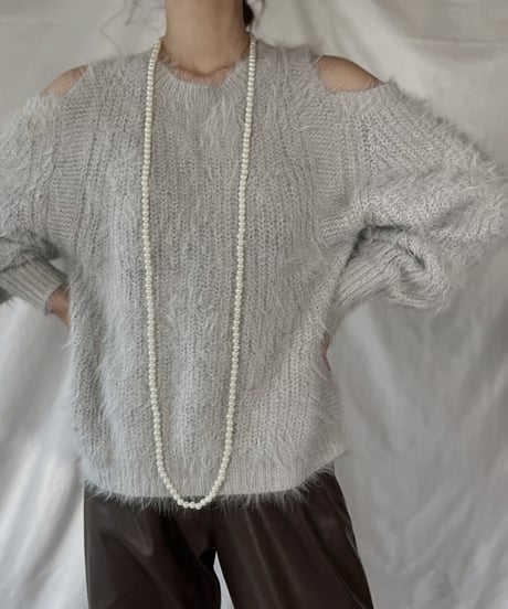 【USED】    Mohair Knit Top/211216-012