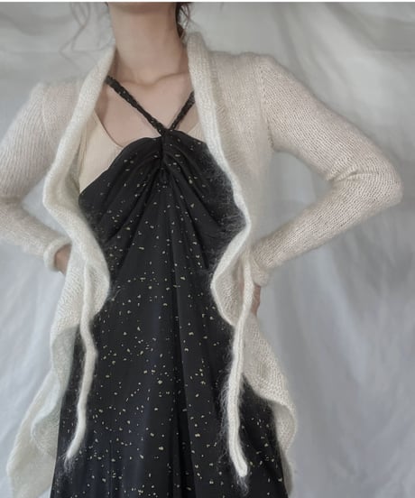 【USED】    Mohair Knit Cardigan/211216-019