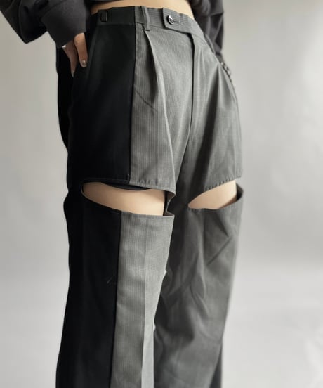 【RE;CIRCLE】 Re Suit Slit Pants/ 241003-007
