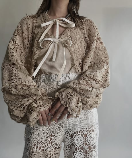【RE;CIRCLE】 RE Crochet Bolero / 220623-019