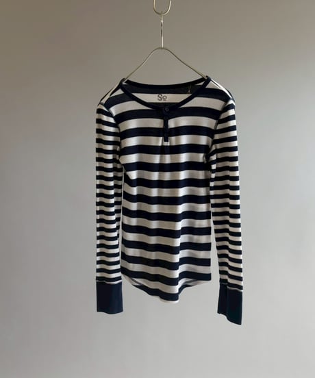 【USED】 Border Pattern Thermal Top / 260613-005
