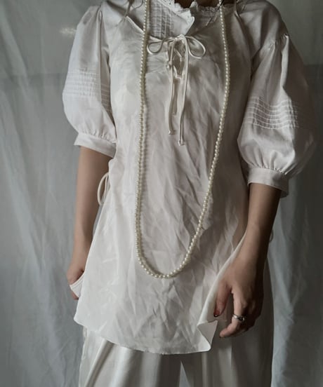【USED】 Lace Up Camisole Top/210714-027