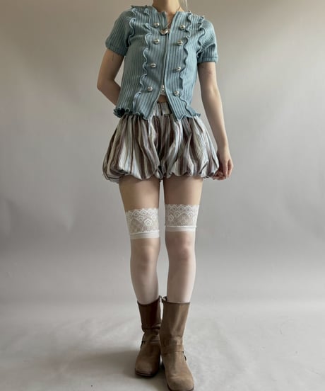 【RE;CIRCLE】 RE Stripe Balloon Pants / 260514-020
