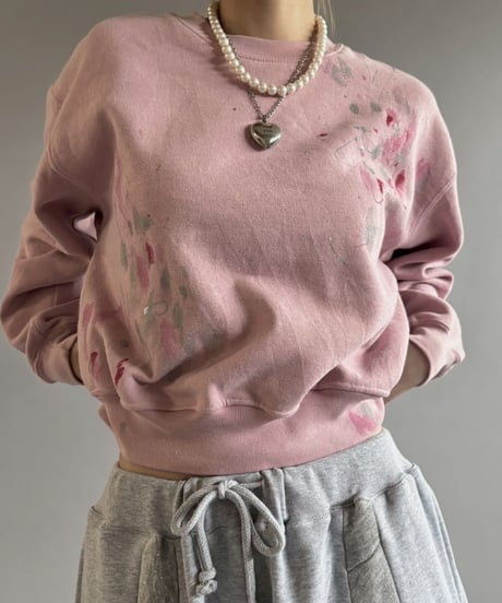 【USED】 Paint Short Sweat / 250925-004