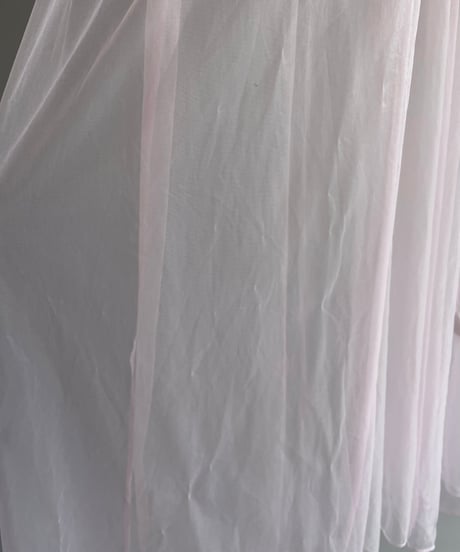 【USED】 Lace Patterned Sheer Long One-Piece/241006-018