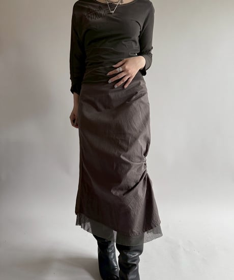 【USED】 Cop.Copine Asymmetry Design L/S One-Piece /251014-030