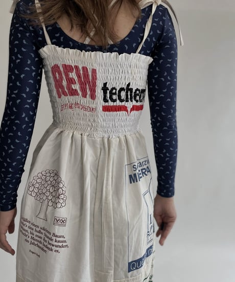 【RE;CIRCLE】 RE Eco-Friendly Bag Shirring One-piece / 220825-019
