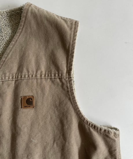 【USED】 Made in USA Carhartt Duck Vest /250222-008