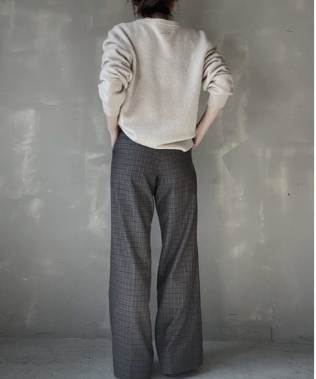【USED】  Plaid Pants/220220-046