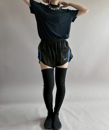 【USED】 Dot Pattern Mock Neck Top / 260404-006