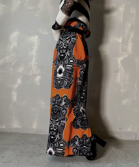 【USED】 Velour Long Skirt / 201204-012