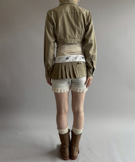【Chinatsu Aoyama】 RE Makers Shirt Khaki / 260702-028