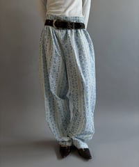【USED】 Flower Pattern Pajama Pants /260523-002