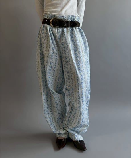 【USED】 Flower Pattern Pajama Pants /260523-002