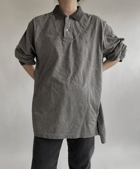 【USED】 Ralph Lauren Long Sleeve Polo Shirt  / 220521-015