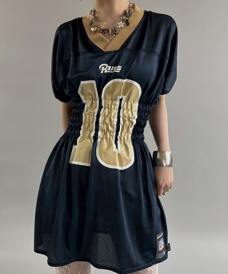 【RE;CIRCLE】 Shirring Football Shirt  /  250904-011